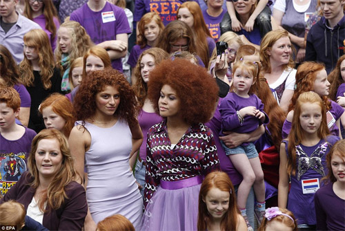 le hoi toc do 3 - Ngày hội quốc tế tóc đỏ ở Hà Lan