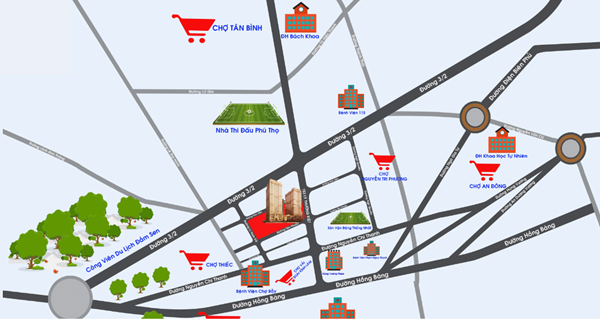 Dự án khu căn hộ Tân Phước Plaza – Quận 11 vi tri tan phuoc plaza - Dự án khu căn hộ Tân Phước Plaza – Quận 11