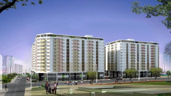 Phối cảnh khu căn hộ Khang Gia Apartment