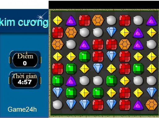 xep kim cuong 520x388 - Game xếp kim cương