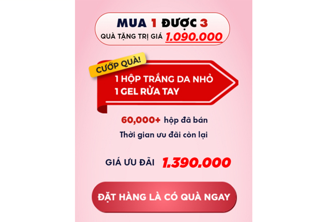 Viên uống trắng da Hanvely giá bao nhiêu - ưu đãi