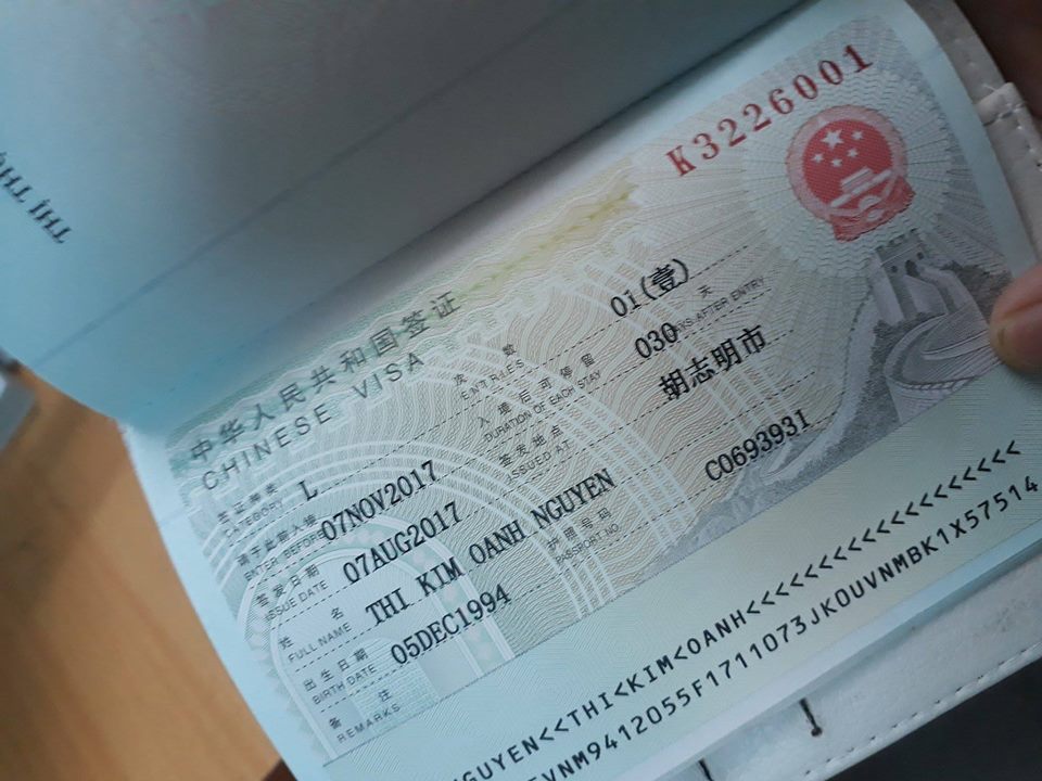 Hướng dẫn thủ tục và hồ sơ đăng ký xin visa Trung Quốc