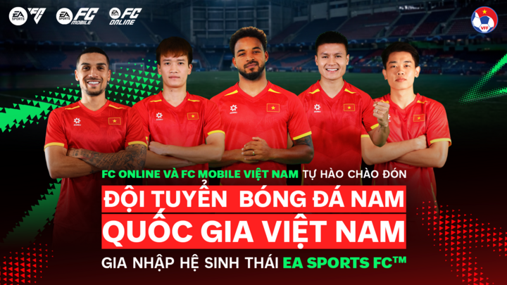 Đội tuyển Việt Nam lần đầu hiện diện chính thức trên EA Sports FC™